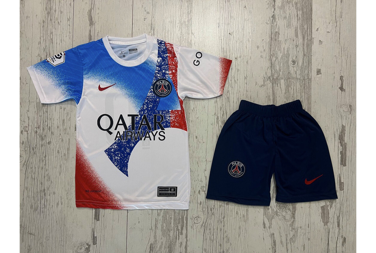 Детски футболен комплект Paris Saint Germain MBAPPE 7